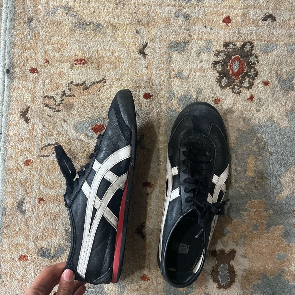 Onitsuka Tiger by Asics Black and White Sneakers